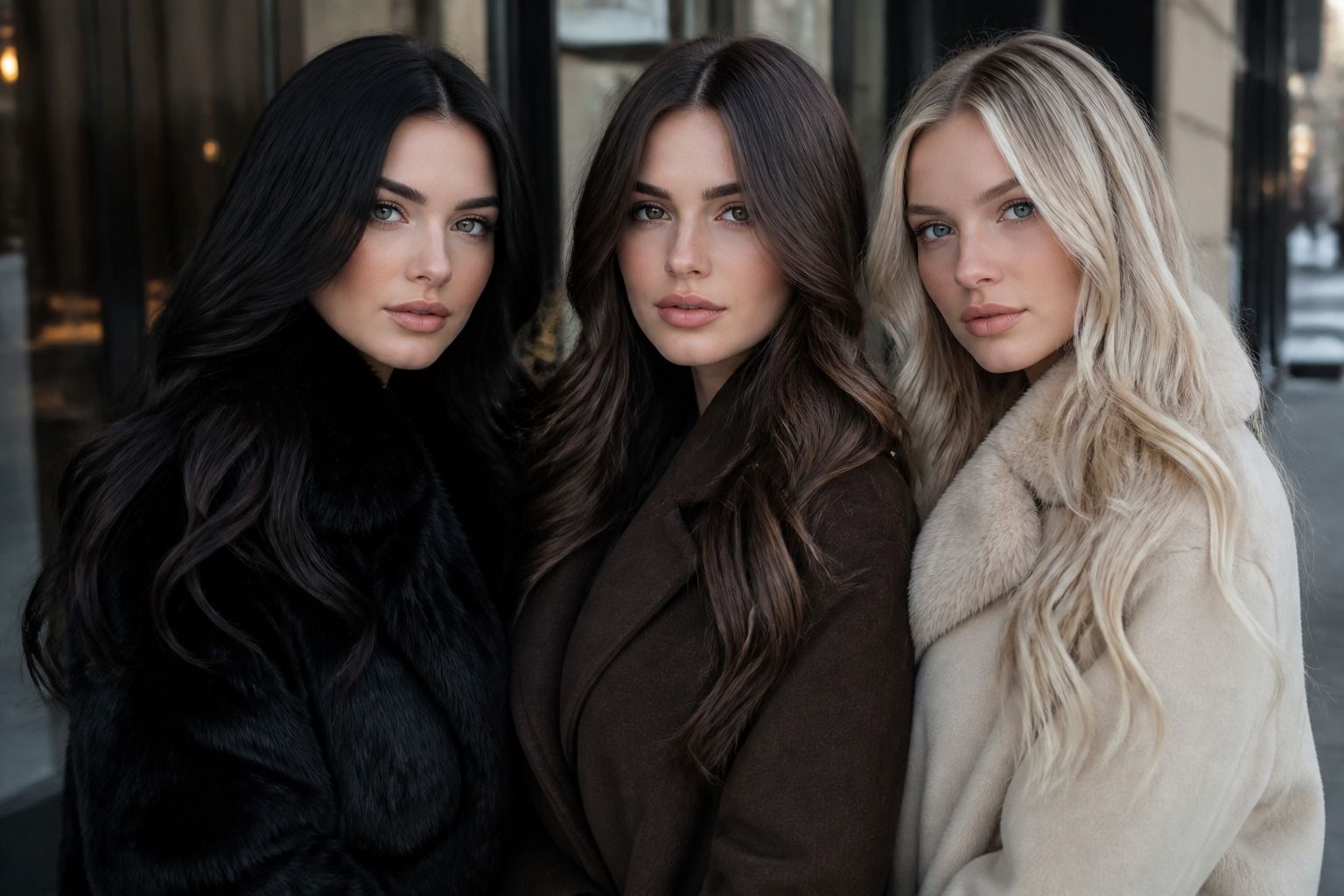 Cool Winter Hair Colors: Stronger Contrast Without Losing Harmony